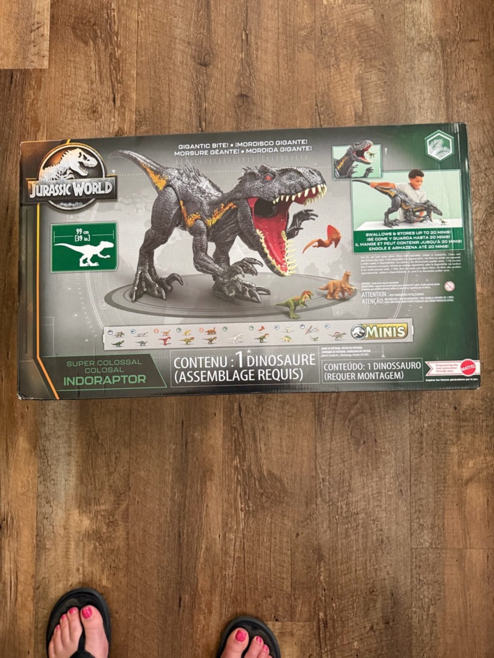 Super Colossal Indoraptor Toy Jurassic World dinosaur action figure new in box - Picture 5 of 8